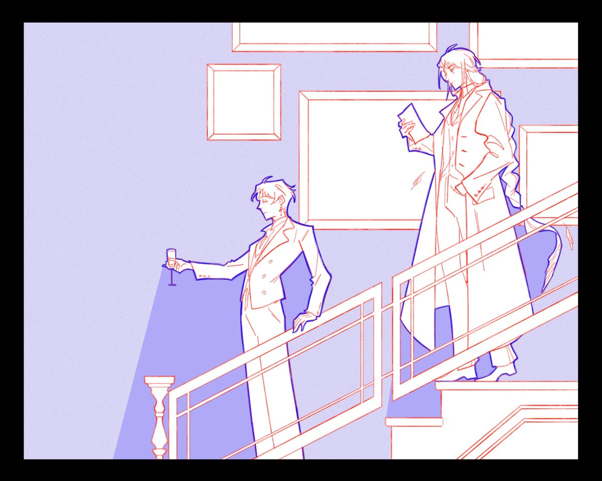 Clement_SSHS's tweet photo. (วาดเก็บโมเม้นที่ไปโคค่ะ วันไหนว่างๆ อาจเจอพวกเขาตามมิวเซียมก็ได้นะ! 🖼️) https://t.co/IMOcPFggyX