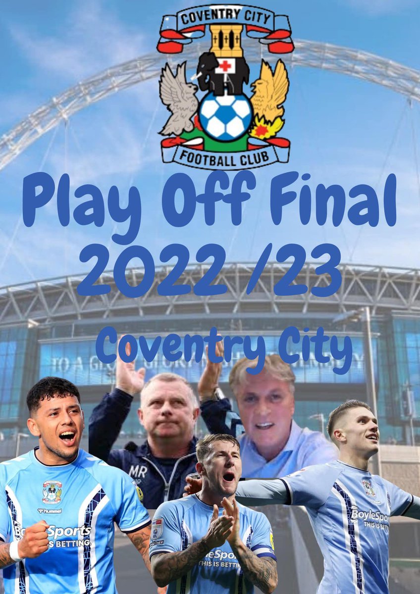 Immensely proud of our team. Let’s get the job done and back where we deserve to be. Good luck <a href="/Coventry_City/">Coventry City</a> and #PUSB 💙