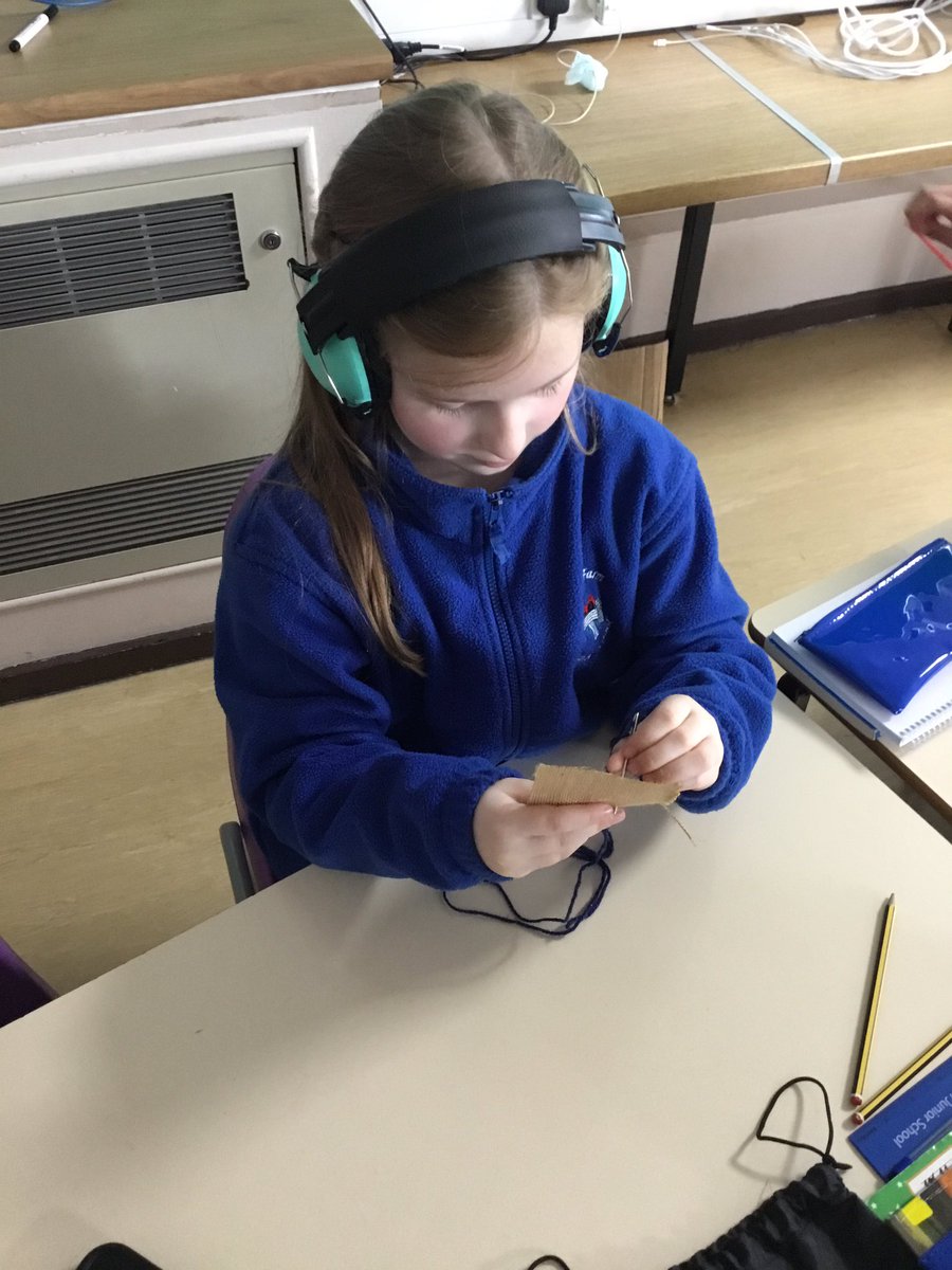 LeysFarm's tweet photo. Class 4W enjoying sewing their initials this morning as part of our DT topic. Lots of patience and persistence needed. #LFJSDT #LFJSCreativity https://t.co/72713XyRfY