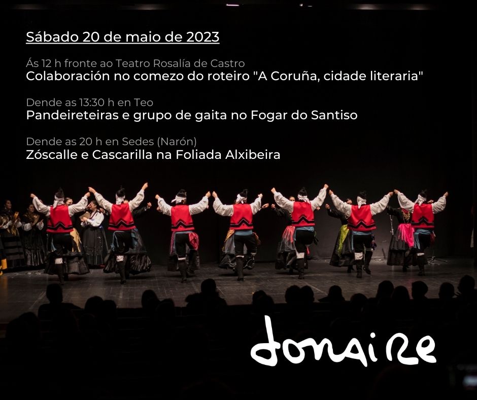AC__Donaire's tweet photo. 👉 Imos collendo folgos mañá, que xa vedes que a axenda está completiña!
- No roteiro "A Coruña, cidade literaria" da @ACBoveda
- No #FogardoSantiso (Teo)
- Na foliada #Alxibeira (Narón)
Vémonos polos torreiros! 🥰 https://t.co/hnZlVX6tmZ