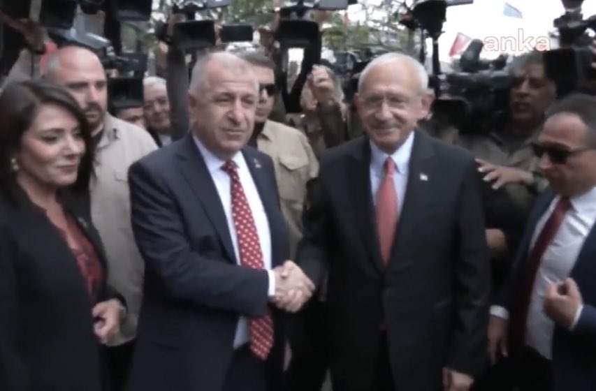 Kemal Kılıçdaroğlu ve Zafer Partisi Genel Başkanı Ümit Özdağ arasındaki kritik görüşme başladı.