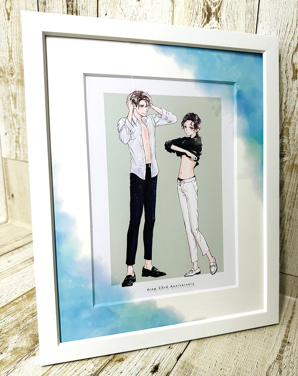 上田アキ　直筆サイン　フォトファイン 💙———— ・ ✦✦ ・———— 💙 ドラマCD #恋も過ぎれば 発売記念 #上田アキ