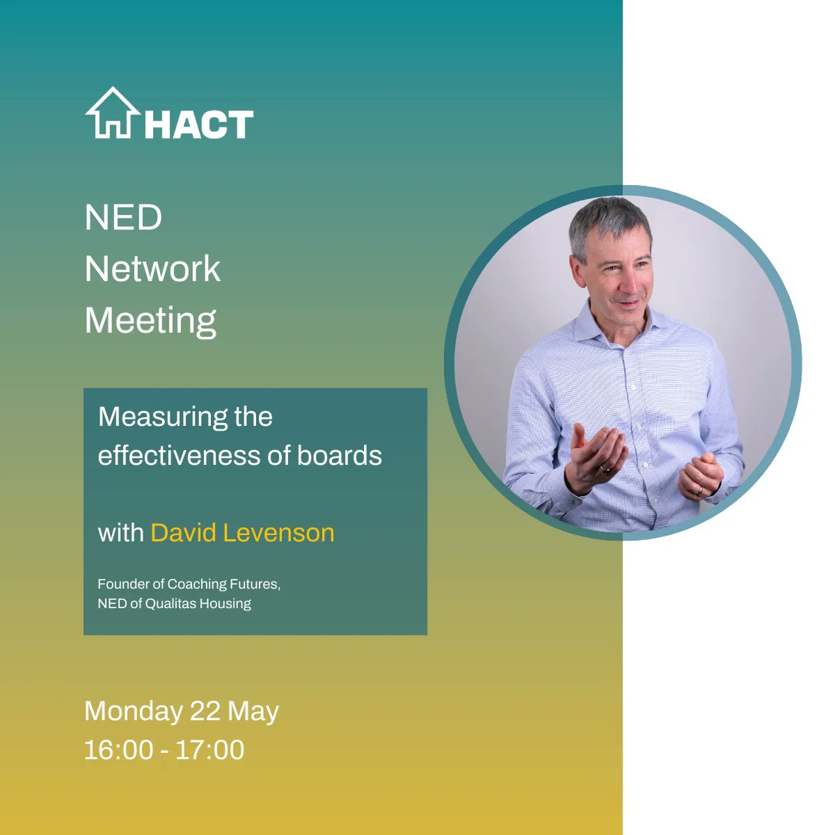 HACThousing's tweet photo. The #NEDNetwork continues on Monday when we will be joined by David Levenson, NED of Qualitas Housing, to examine what the RSH's statement "managing effectively" means for boards. Join the Network and register for the session here: https://t.co/z2qIUaP1HJ https://t.co/nS2vT2OgqX