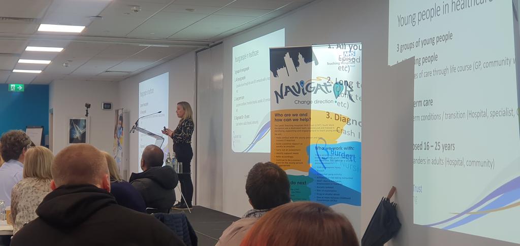 LTHYouthService's tweet photo. Louise Porter talking about why Transition matters. "A useful, planned process of empowering, supporting young people with long term health condition with moving from children centred services to an adult orientated service" 
#navicon #knifecrimeawarenessweek https://t.co/8dWptkkhm1