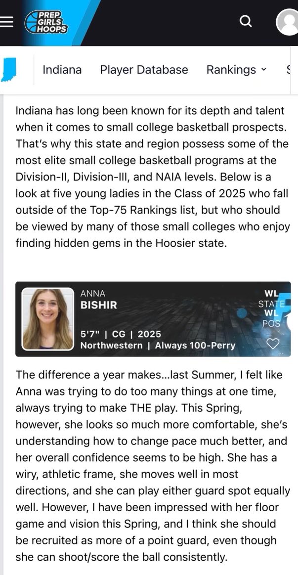 Thanks for the shoutout <a href="/PGHIndiana/">Prep Girls Hoops Indiana</a> <a href="/CoachTJPerry/">T.J. Perry</a> <a href="/vjhAlways100/">Always 100</a>
