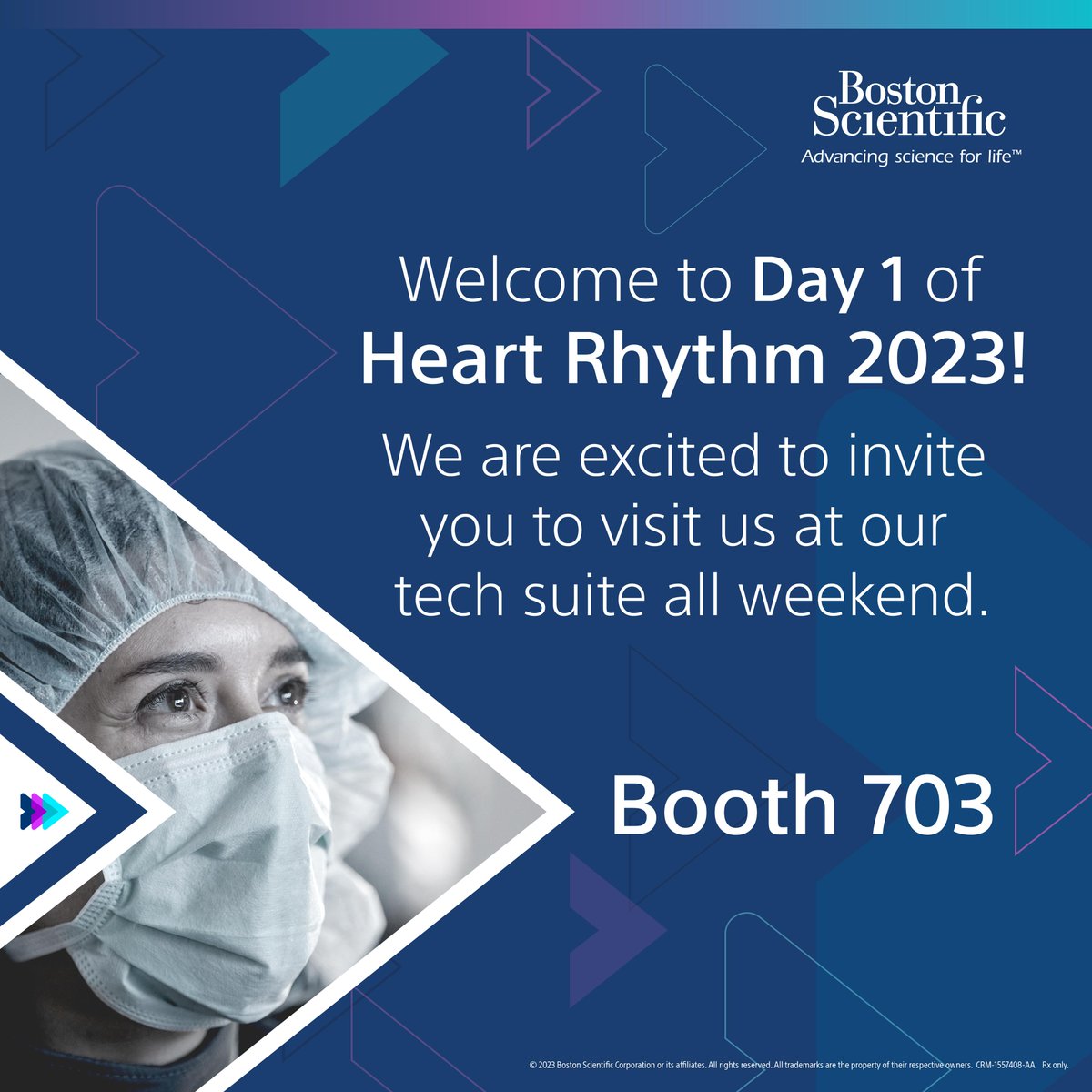 We are excited to kick off day 1 of #HRS2023! Join us in exploring the future of #PulsedFieldAblation, #LAAC, #Cryoablation, and more at our Tech Suite in Booth 703 all weekend long. You can also view all the weekend’s events here: bit.ly/45eNsKY