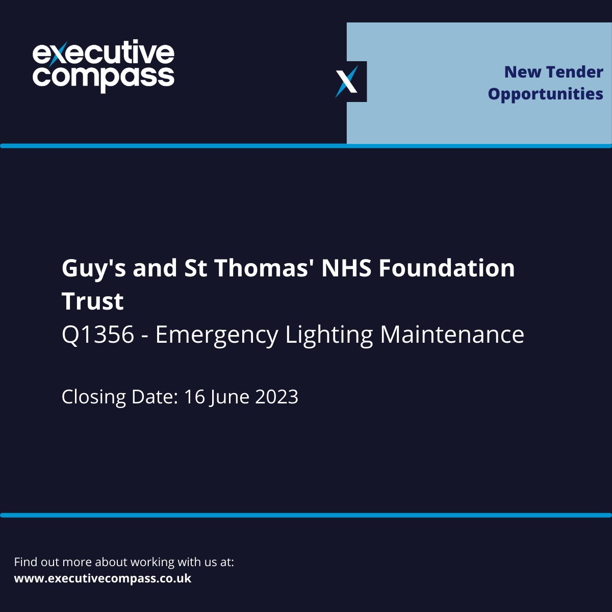 ExecCompass's tweet photo. π Head to our website to see the start of this week's #ContractNotices.
π https://t.co/s4CSG1e06b
#TenderWriting #BidWriting #Procurement https://t.co/mxFwgfPl8Y
