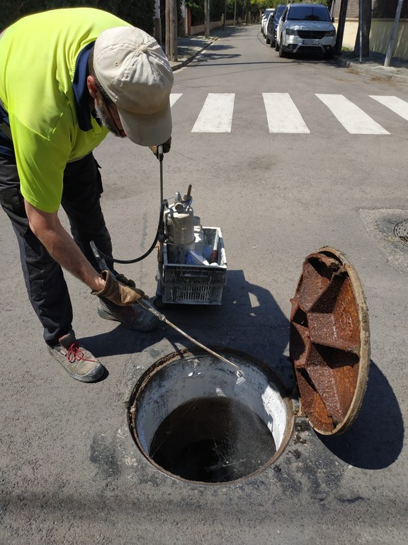 AjSitges's tweet photo. 🪳Comença el tractament de desinsectació de paneroles al clavegueram de #Sitges.

S'actuarà al nucli antic, el Rocar, l’Av. Sofia i el Vinyet, el Port, Garraf i Les Botigues, Sínia Morera, Sant Honorat, Francesc Macià, Montgavina i Poble Sec.

👉https://t.co/Wxb0Z1Ewa6 https://t.co/zgBTS0lPh3