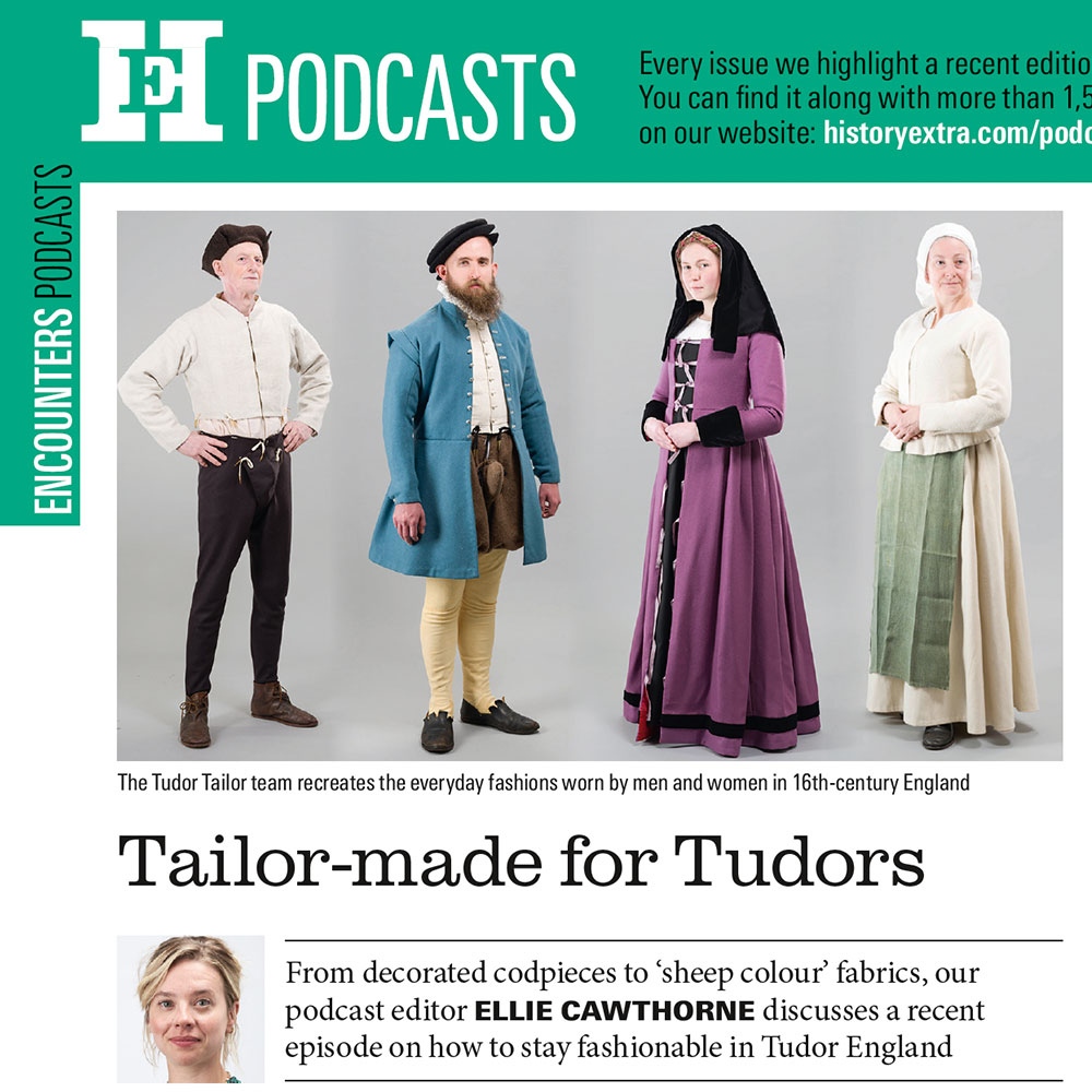 We’re delighted to see that @jmalcolmdavies discussion with @HistoryExtra about the clothes that made up the Tudor wardrobe is the featured podcast in this month’s BBC History Magazine! If you haven’t listened to the episode yet, you can find it here: open.spotify.com/episode/6gmsyU…”