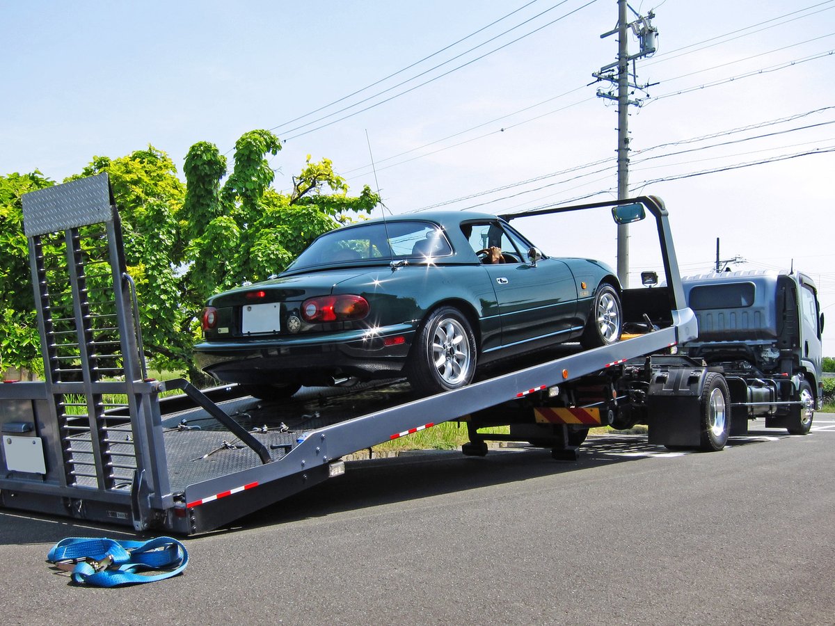 YOZZY_1963's tweet image. 車検のため迎えに来てもらいました😎

#EUNOS #NA6 #ROADSTER