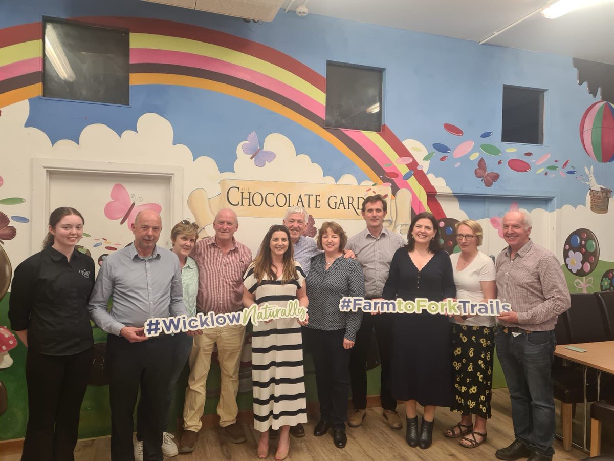tairseach's tweet photo. We were delighted to visit The Chocolate Garden of Ireland yesterday as part of the vibrant Wicklow Naturally members network. A huge thanks to Jim and Mary Healy of the Chocolate Garden, a family business with an awesome product and a great heart. @WicklowNatural1 https://t.co/26OBN91cm2