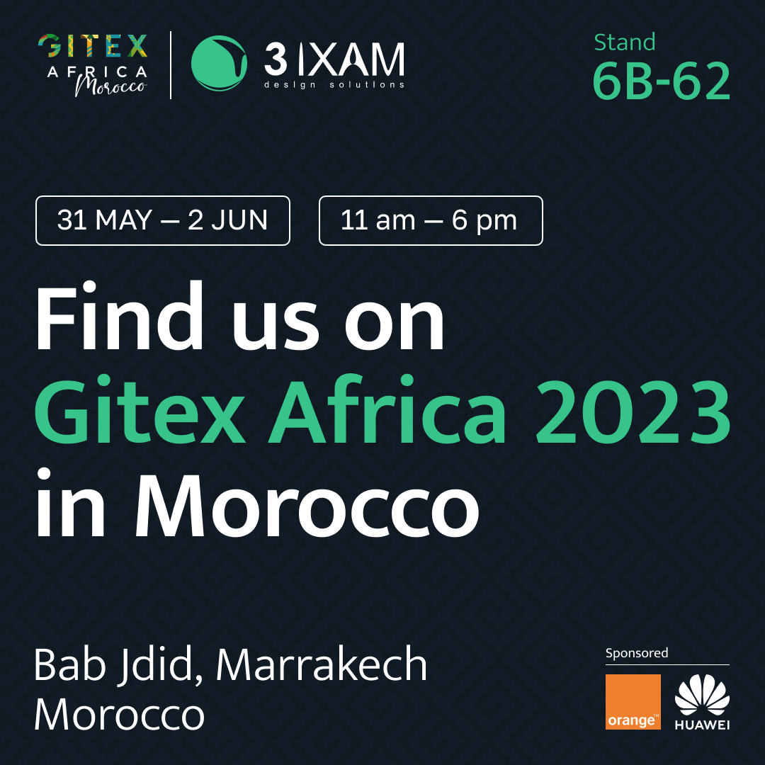 Great news! Excited to announce that we are participating in Gitex Africa! <a href="/GITEXAfrica/">GITEX AFRICA</a> <a href="/GITEX_GLOBAL/">GITEX GLOBAL</a>  🌍🚀

#3ixam #gitexmorocco #gitexafrica