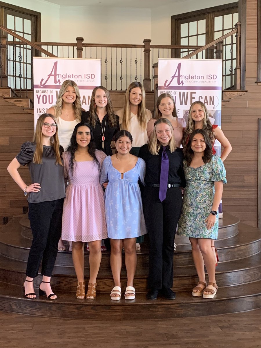 MrsASmith7's tweet photo. Congratulations to the @AngletonHS top 10 #Classof2023 ! These ladies are amazing and truly deserve this honor. It was a great time watching them honor their most influential educators. Olivia chose one of her choir directors, Elaina Perez! Congratulations! https://t.co/nJKGWjXFOF