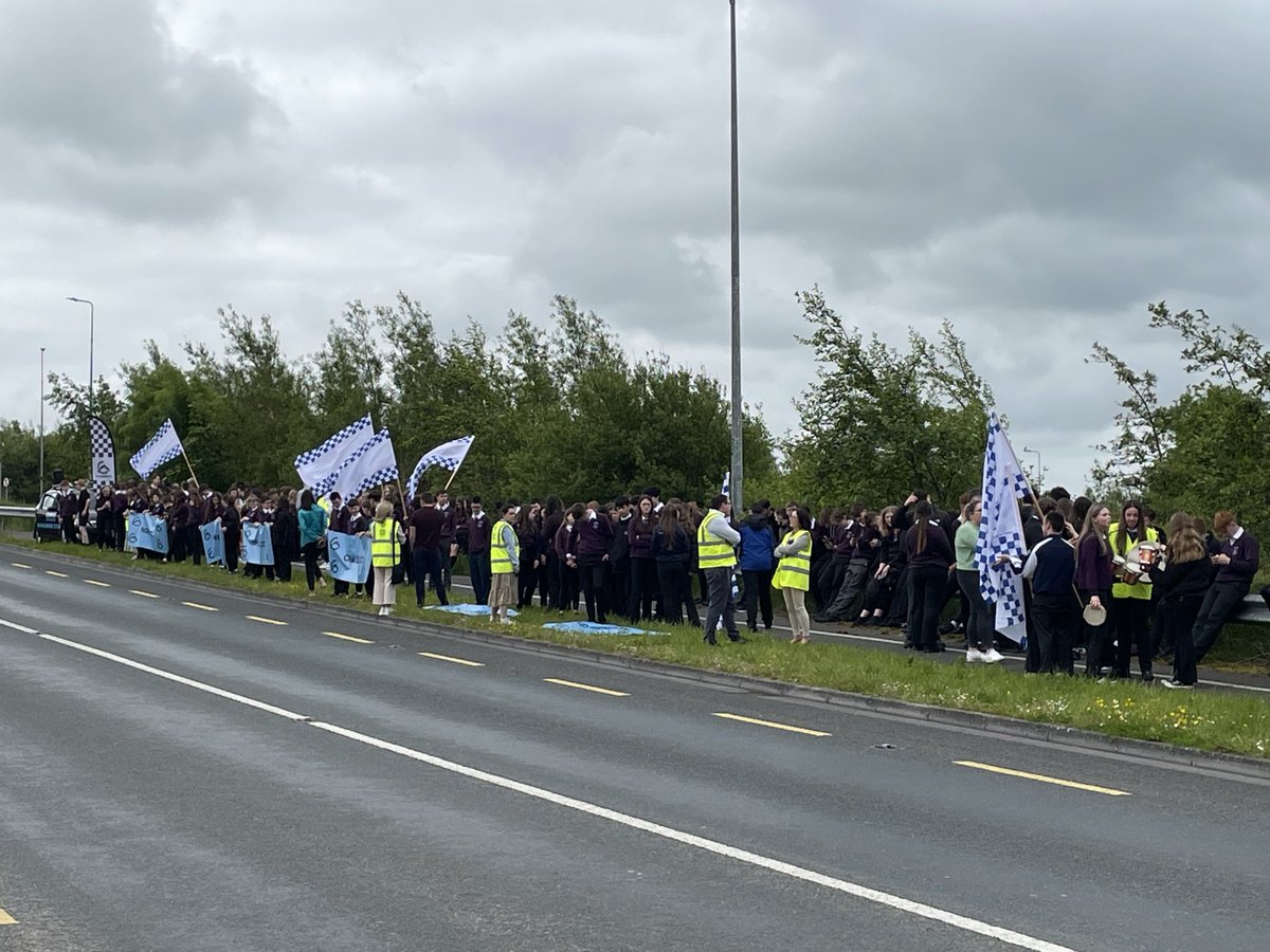 RAS Tailteann Crowds out in Co Galway #Ras2023 #UCD_Cycling