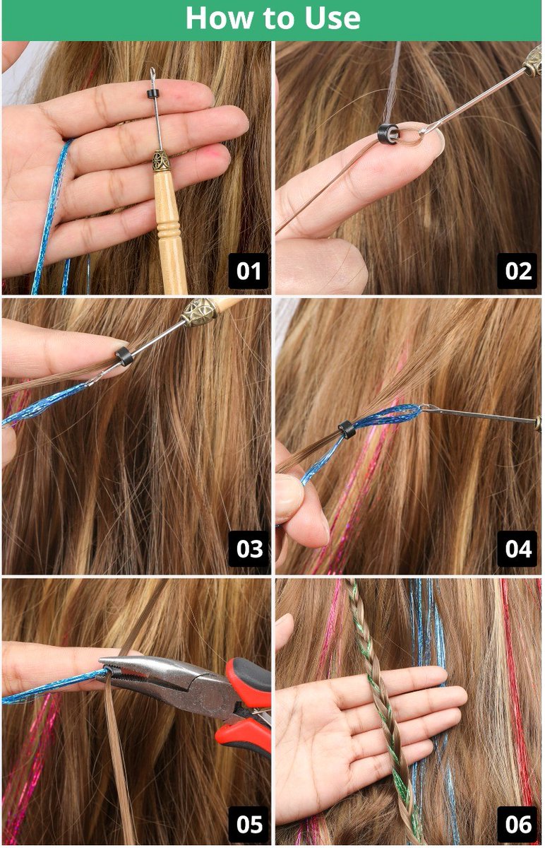 herbiARllc's tweet photo. Aftercare of hair tinsel:
Hair tinsel is easy to use and easy to carry. All you need to do is follow the same hair care routine as you used to do.
#herbiar #hairtensil #hairstyle #fashion #beauty #lifestyle
https://t.co/IBALPXl8kw https://t.co/rfKZKzfo55