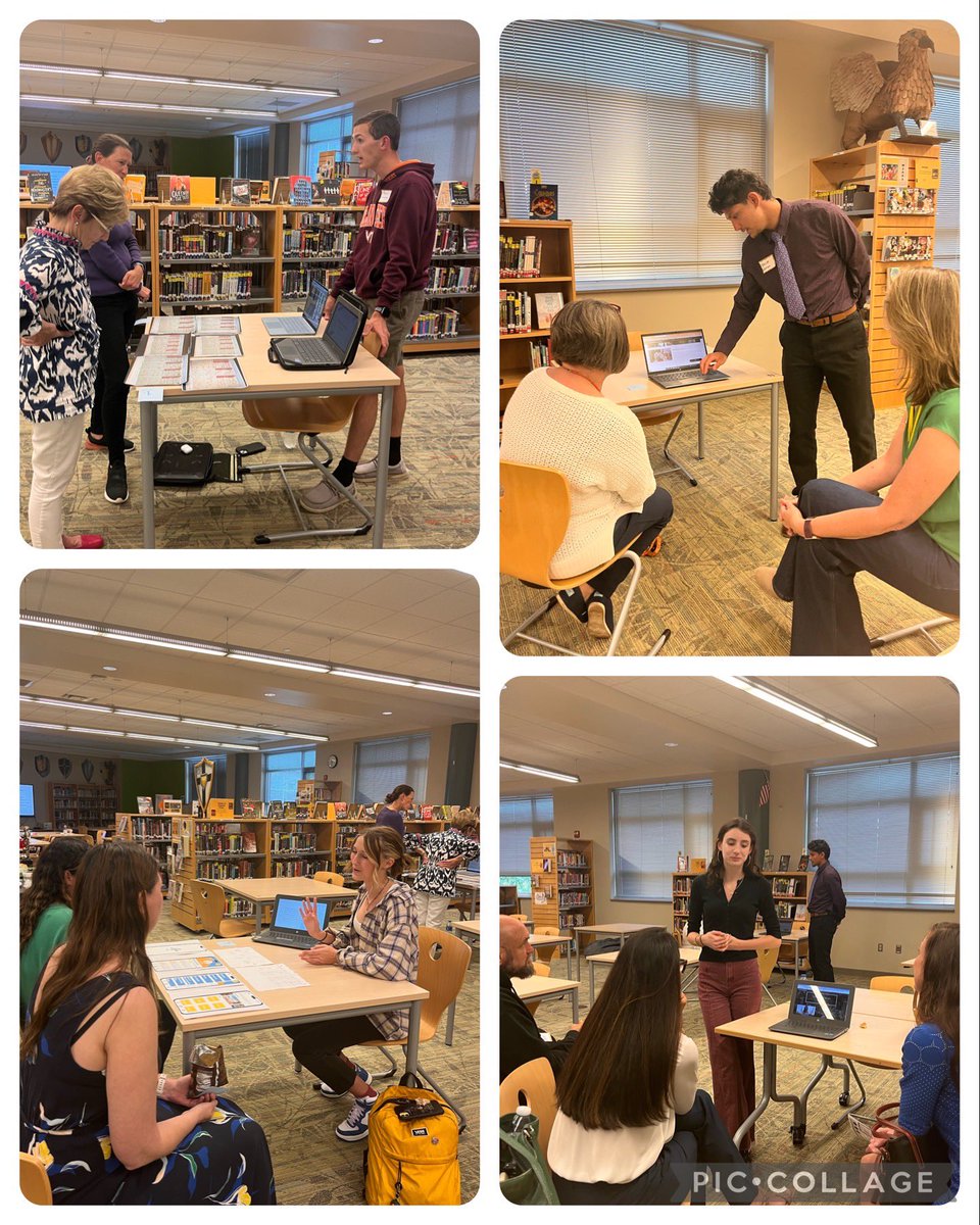 Our <a href="/KellamHigh/">Kellam High School</a> students shared their signature experience projects and graduate profile portfolios with the school planning council. #FutureReady