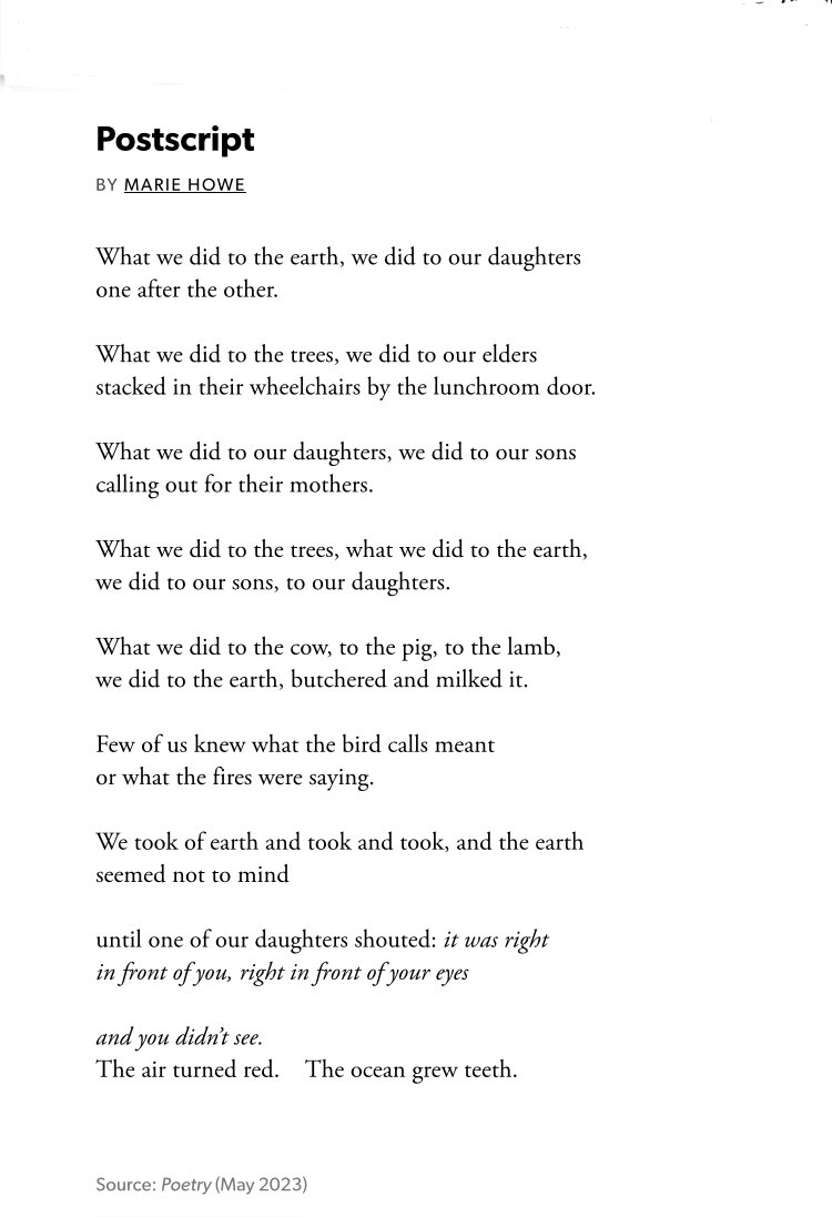 Today's Poetry Thread:  THE EARTH

Please take a moment with these lines about our home.  And feel free to add poems.