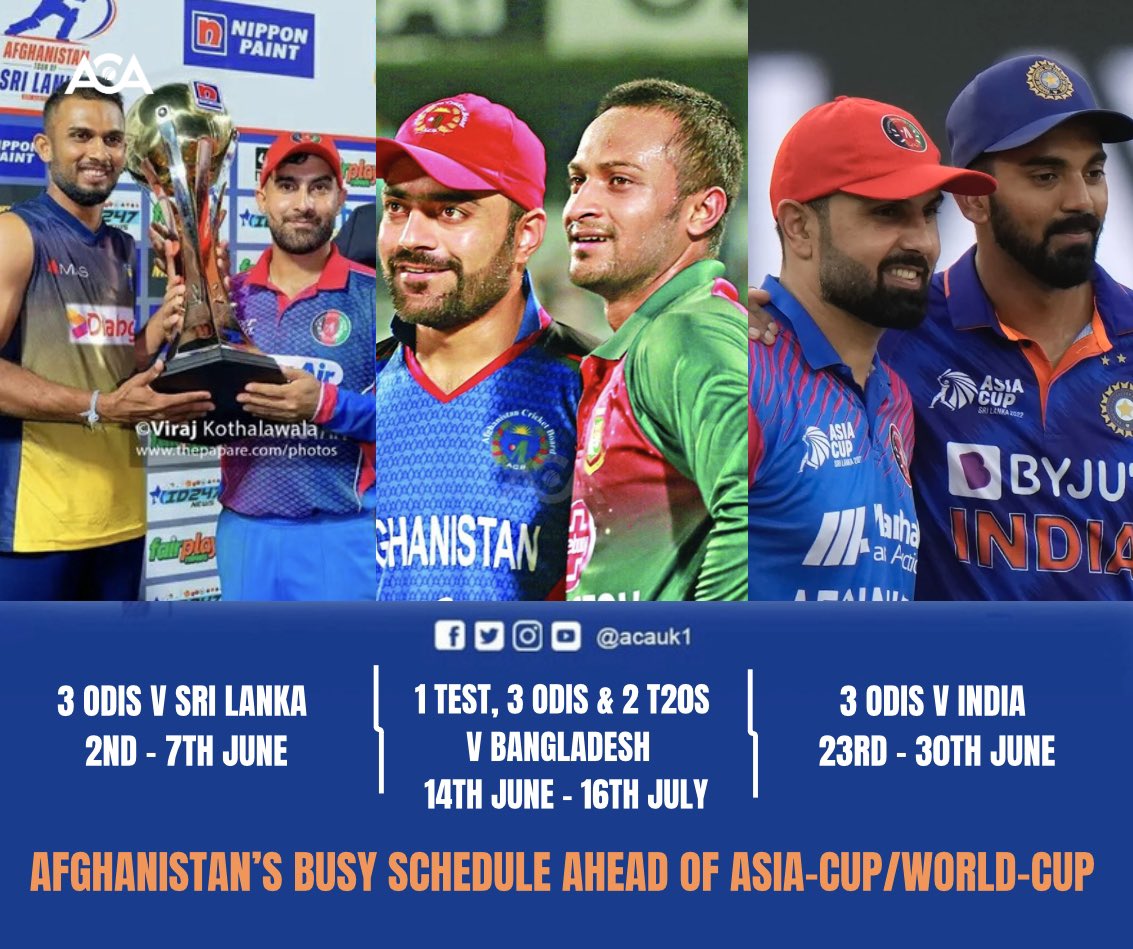 ASIAN INVASION - @ACBofficials all set to play an #AsiaCup of its own ahead of the real deal @ACCMedia1 @cricketworldcup 

#AfghanAtalan