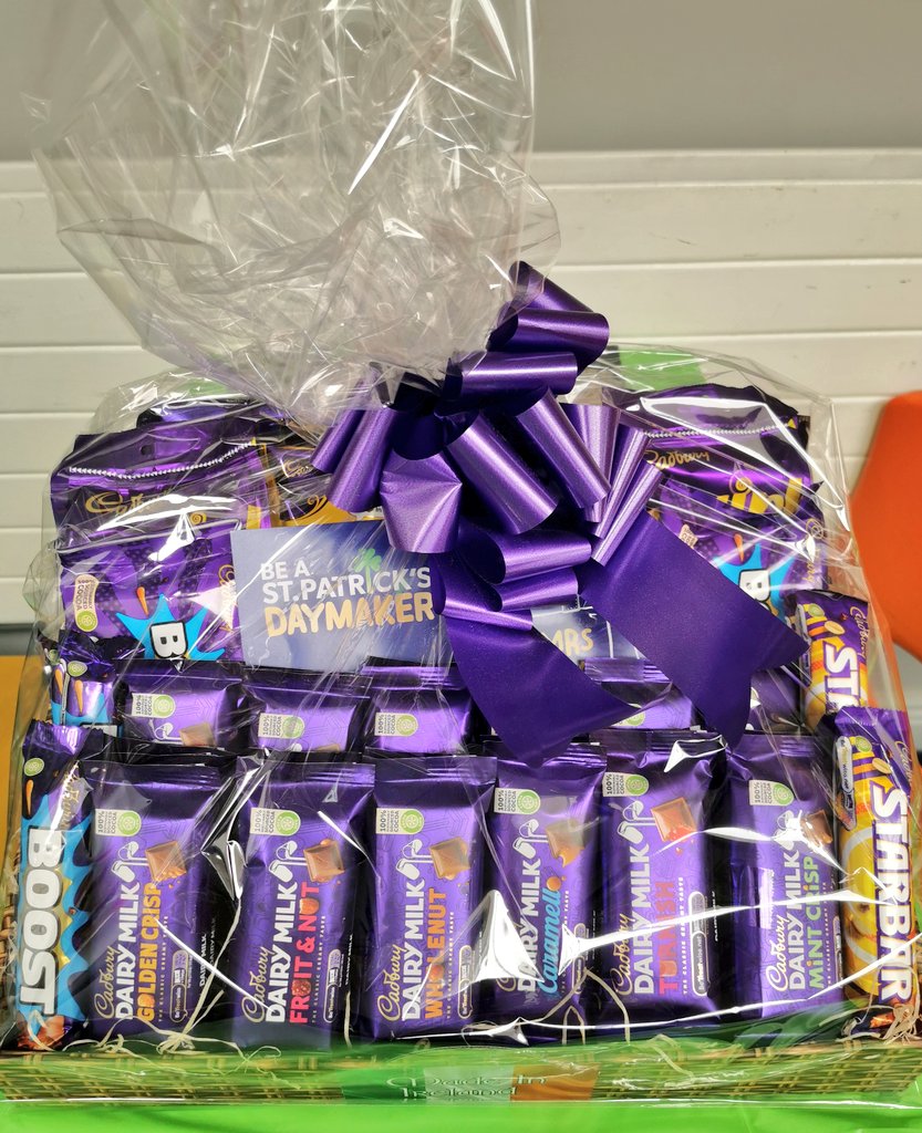 News_St_Marys_B's tweet photo. Just arrived for tonight's show
#MatildatheMusicalJr
It's a fantastic Cadbury's Hamper full of all your chocolate favourites
It's a standout raffle prize for tonight. Get your tickets before the show and during the interval.
Many thanks to @CadburyIreland https://t.co/aVwgIFsDet