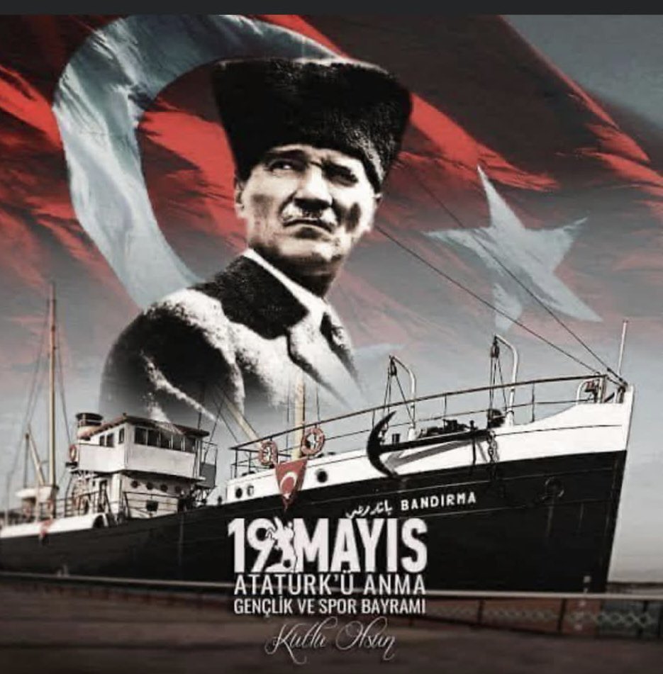 19 Mayıs Atatürk’ü Anma, Gençlik ve Spor Bayramı kutlu olsun.  #19MAYIS
