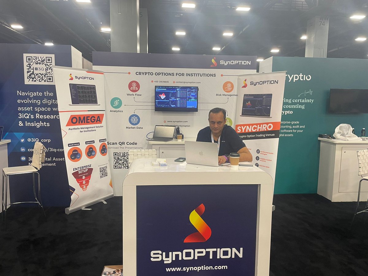 SynoptionTech's tweet image. Pictures from #Bitcoinmiami2023