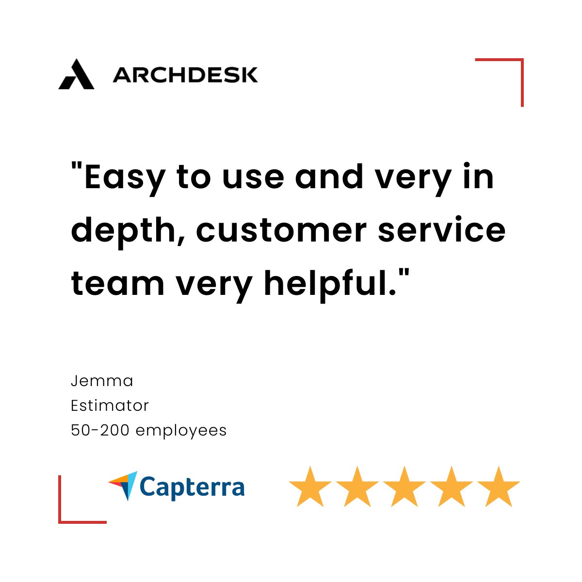 Archdesk (@archdeskapp) on Twitter photo Archdesk's user friendliness and excellence in customer service are just two of the stand out reasons Jemma loves working with Archdesk. 
To see this for yourself, book your free demo with the team today bit.ly/3o8GTcl
#constructionsoftware #feedbackfriday Archdesk's user friendliness and excellence in customer service are just two of the stand out reasons Jemma loves working with Archdesk. 
To see this for yourself, book your free demo with the team today bit.ly/3o8GTcl
#constructionsoftware #feedbackfriday