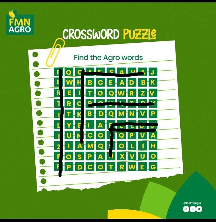 ogbchyka22's tweet image. #puzzle
#fmnagro
#localcontent 

FERTILIZER
FEEDS
FISH
CASSAVA
POULTRY
CHICKEN