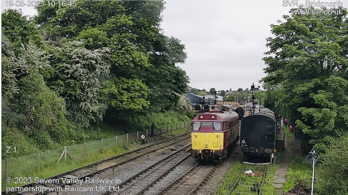 railcamlive's tweet photo. 📣Hope everyone is enjoying day 2 of the SVR diesel gala so far? 🎉
Here are a few snapshots from our cameras this morning 📸
Don’t forget to check out the live stream from #railnet at Kidderminster 👀 click on the link below 👇
https://t.co/AB7fox5icM
@svrofficialsite https://t.co/bfyfBjFGKx