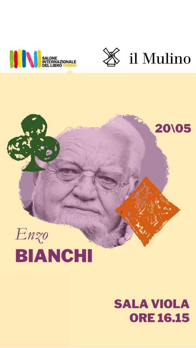 edizionimulino's tweet photo. Promemoria per sabato #20maggio al @SalonedelLibro: alle 16.15 vi aspettiamo con @enzobianchi7 e il suo "Cosa c'è di là": https://t.co/lmKt4xF57R.
Info sull'evento: https://t.co/nfaPZhlLoI
#SalTo23 #rifletti https://t.co/g8HSmLJSt2