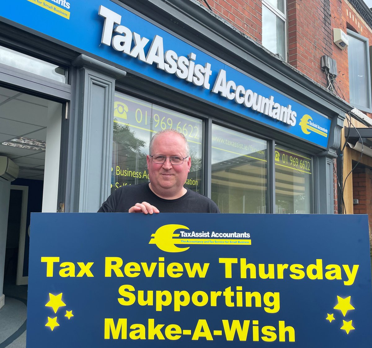 TaxAssistIrl's tweet image. #taxreviewthursday for @MakeAWish_ie  yesterday in Fairview 🌟

#taxassistireland #taxreturnhelp #makeawish
