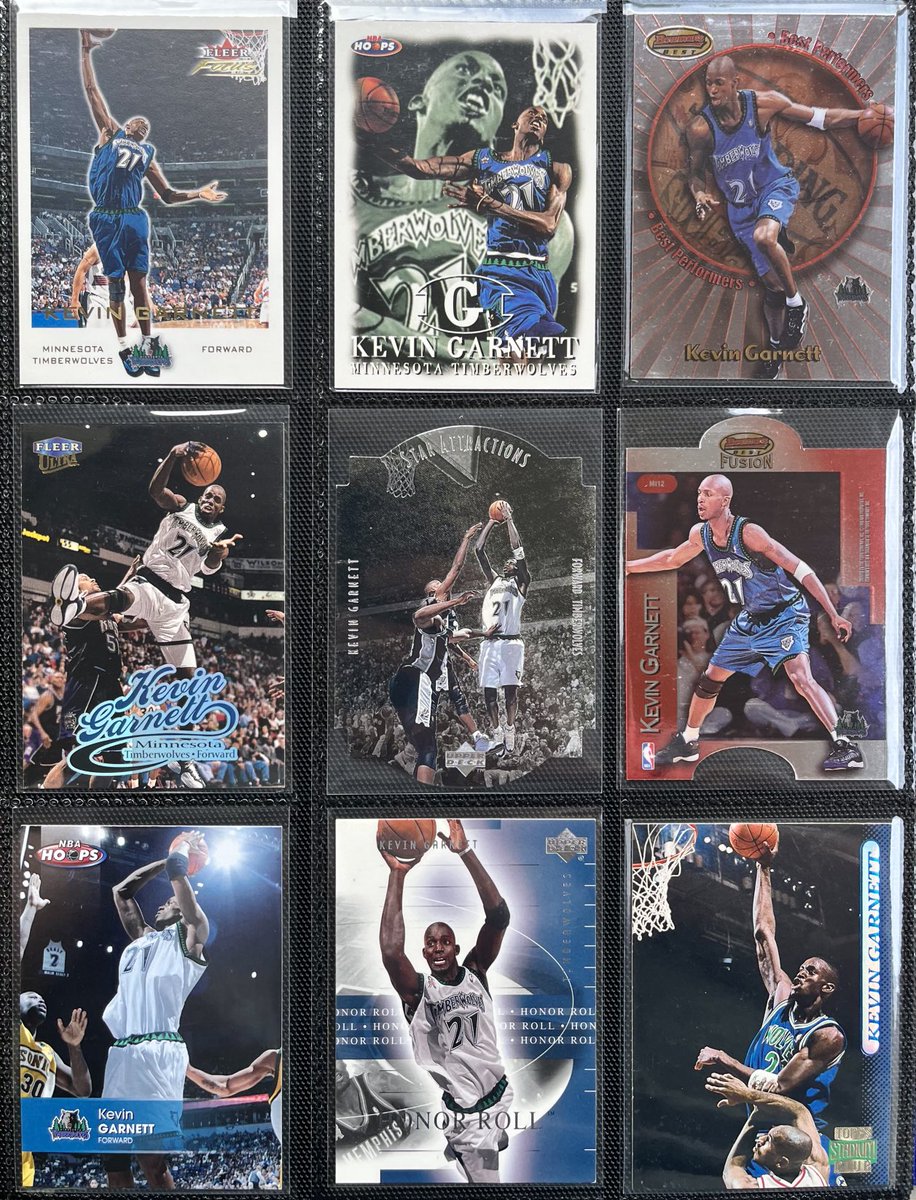 Today’s entry in my KG #apageperday.

Like, share or comment and thanks for stopping by!

#kevingarnett #kevingarnettcards #kevingarnett21 #minnesotatimberwolves #nba75 #nba50greatestplayers #basketballcards #90sinserts #whodoyoucollect #thehobby