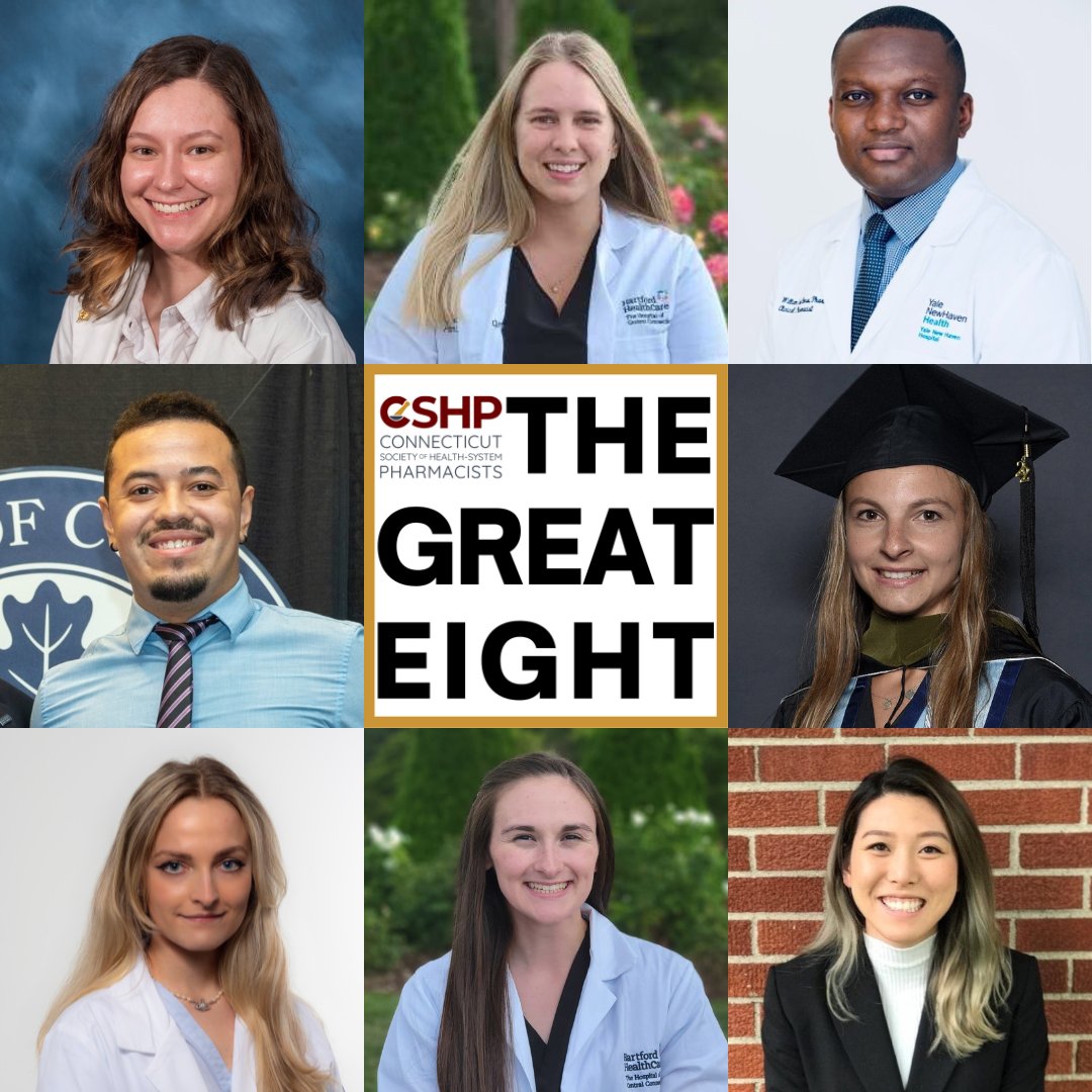 Do not miss your opportunity to attend the 2023 Great Eight!  Join us for an evening of CSHP Resident Presentations offering 2 live ACPE credit hours, and networking opportunities. Registration closes, TONIGHT, Friday, May 19th! cshponline.org/event-5261675