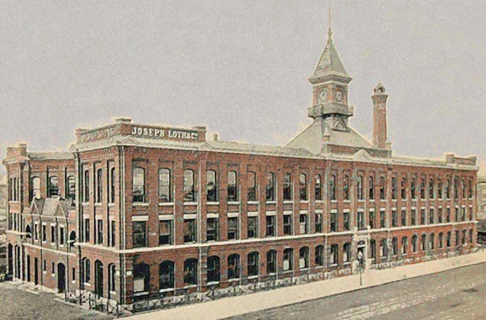 A former Gilded Age ribbon factory hidden in West Harlem:  harlembespoke.blogspot.com/2023/05/rememb…