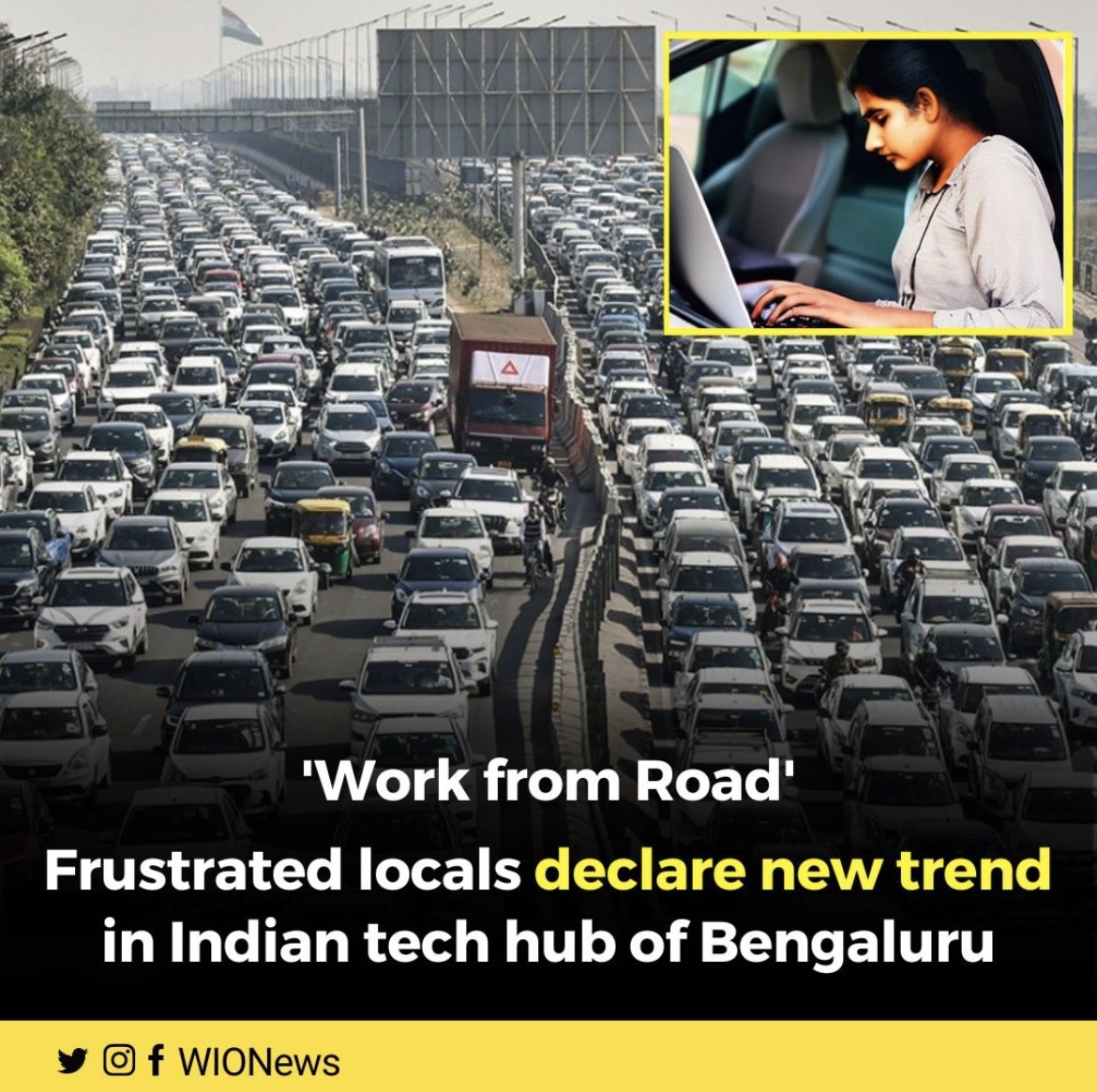 WorkFromRoad's tweet photo. Working from road was very core to my life as an entrepreneur of a road travel tech startup in my previous gig. That my social media handle is now a reality for most, is not exactly a celebration. #Workfromroad #Bengaluru https://t.co/ifMLgtdf93