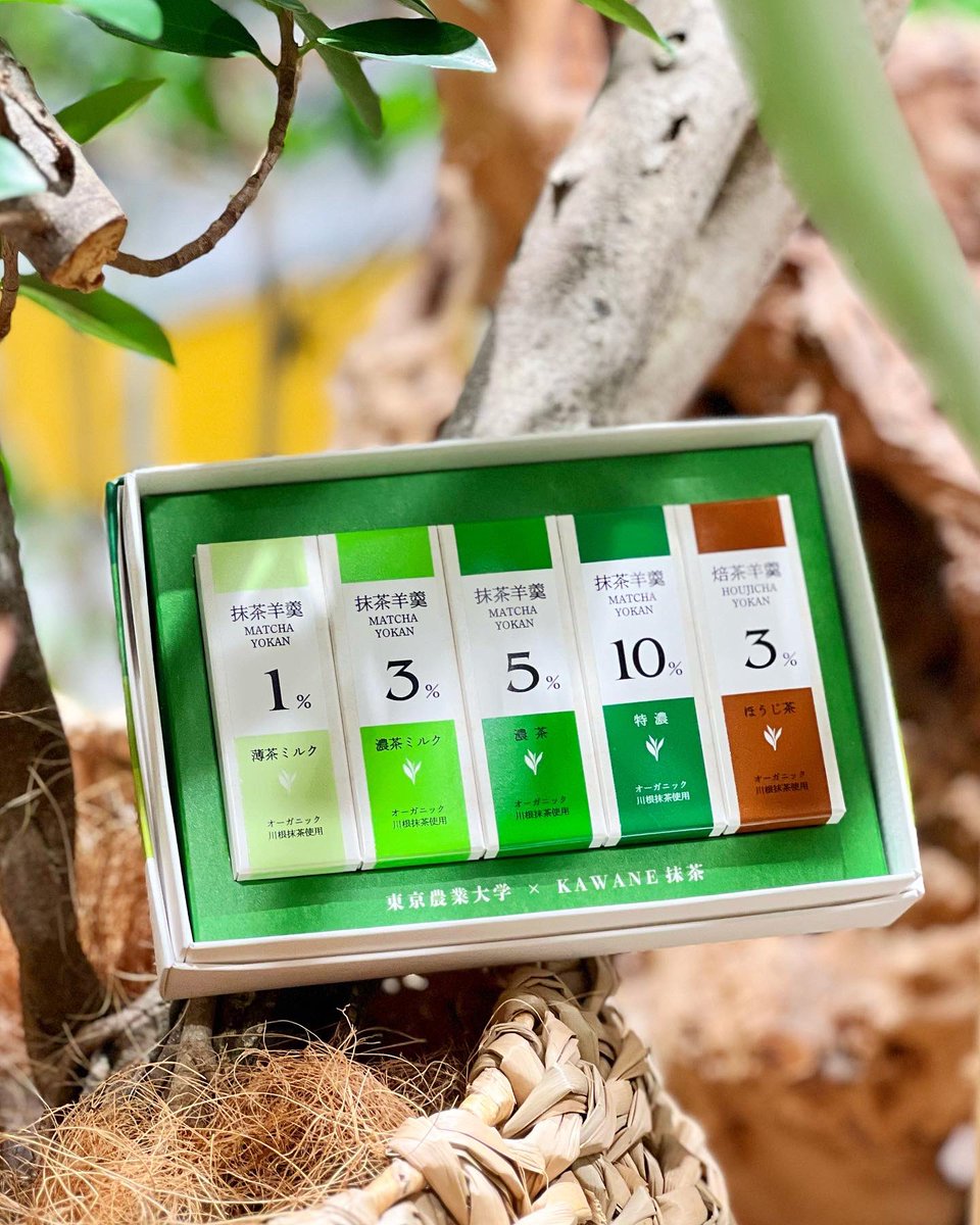 🌿銀座植物園 「至高の抹茶羊羹」 「抹茶染め商品」 KAWANE抹茶株式