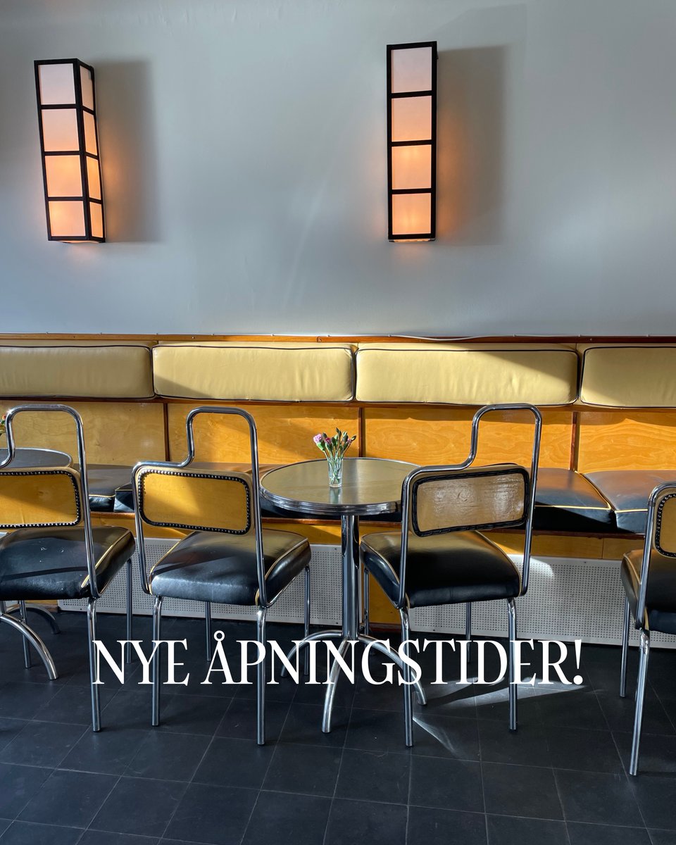 parkteatret's tweet image. Nye åpningstider fra mandag ☕️ 

Mandag - Torsdag: 09.00 – 00.30⁣
Fredag: 09.00 – 01.30
Lørdag: 11.00 – 01.30⁣
Søndag: 11.00 – 23.30 ⁣

#frokost #lunsj #pizza