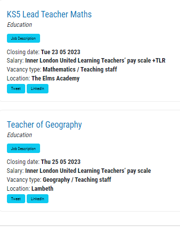 TheElmsAcademy's tweet photo. Looking for a new opportunity within education?  Come and join our wonderful community!  More details on the link here: https://t.co/jCEJNnA7jp
@tes @ULCareersFeed 
#Teacherjobs #vacancies #EducationJobs https://t.co/BHJpGbBatk