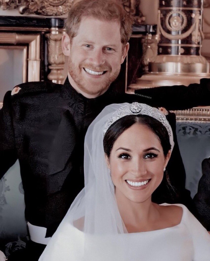 A very blessed blessed wedding anniversary to the #DukeandDuchessofSussex 🥳🥳💐💐🍾🎂🎉🎊💐💐🍾💖💖 #WeLoveYouHarryandMeghan💝