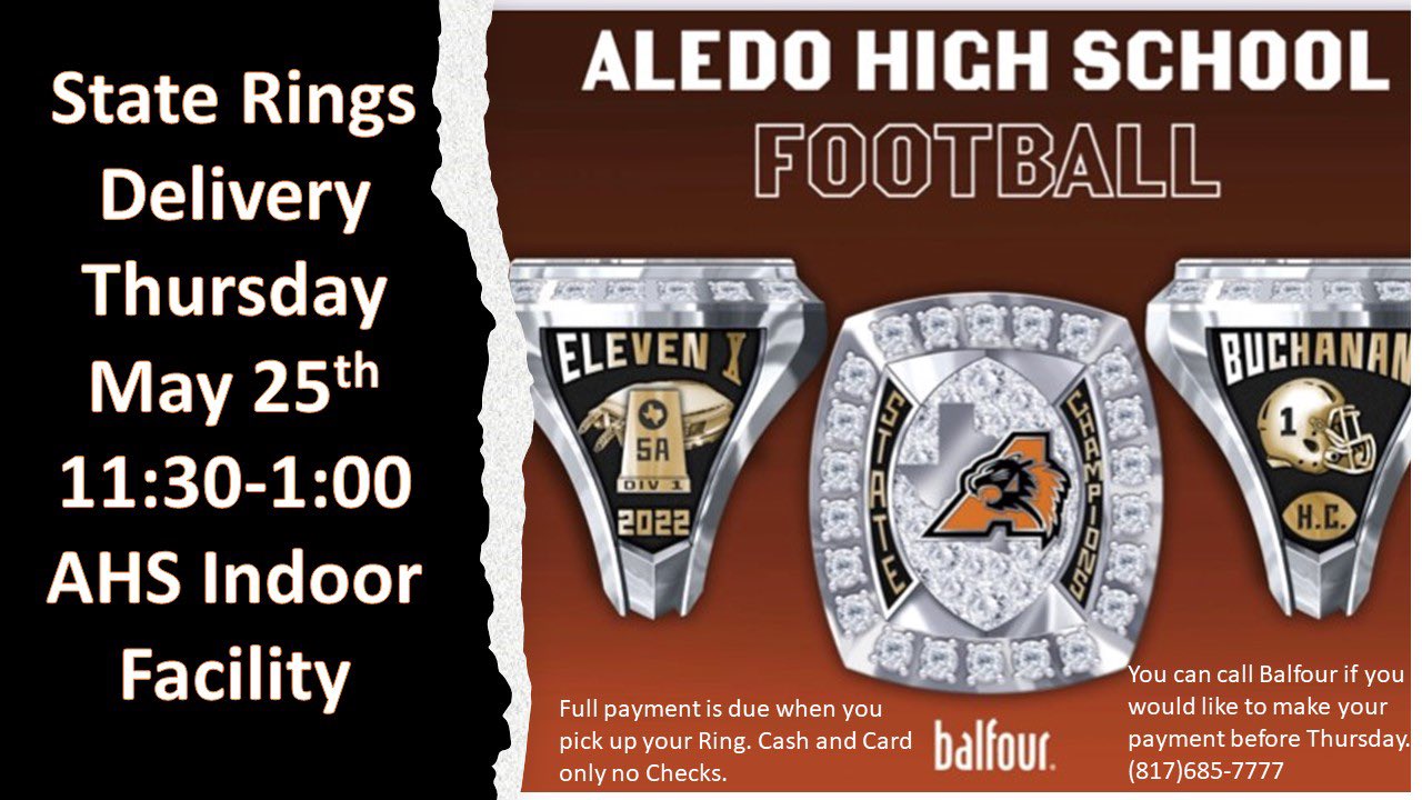 Balfour state championship rings deals