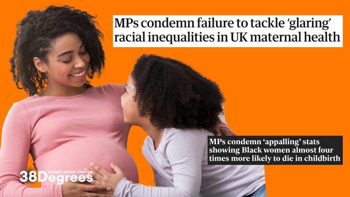 CW: maternal morbidity in childbirth.

There is nothing fair about this.

RT if you believe it’s BEYOND time for the Government to address racial inequalities in maternal health.

📝 38d.gs/MaternalHealth…