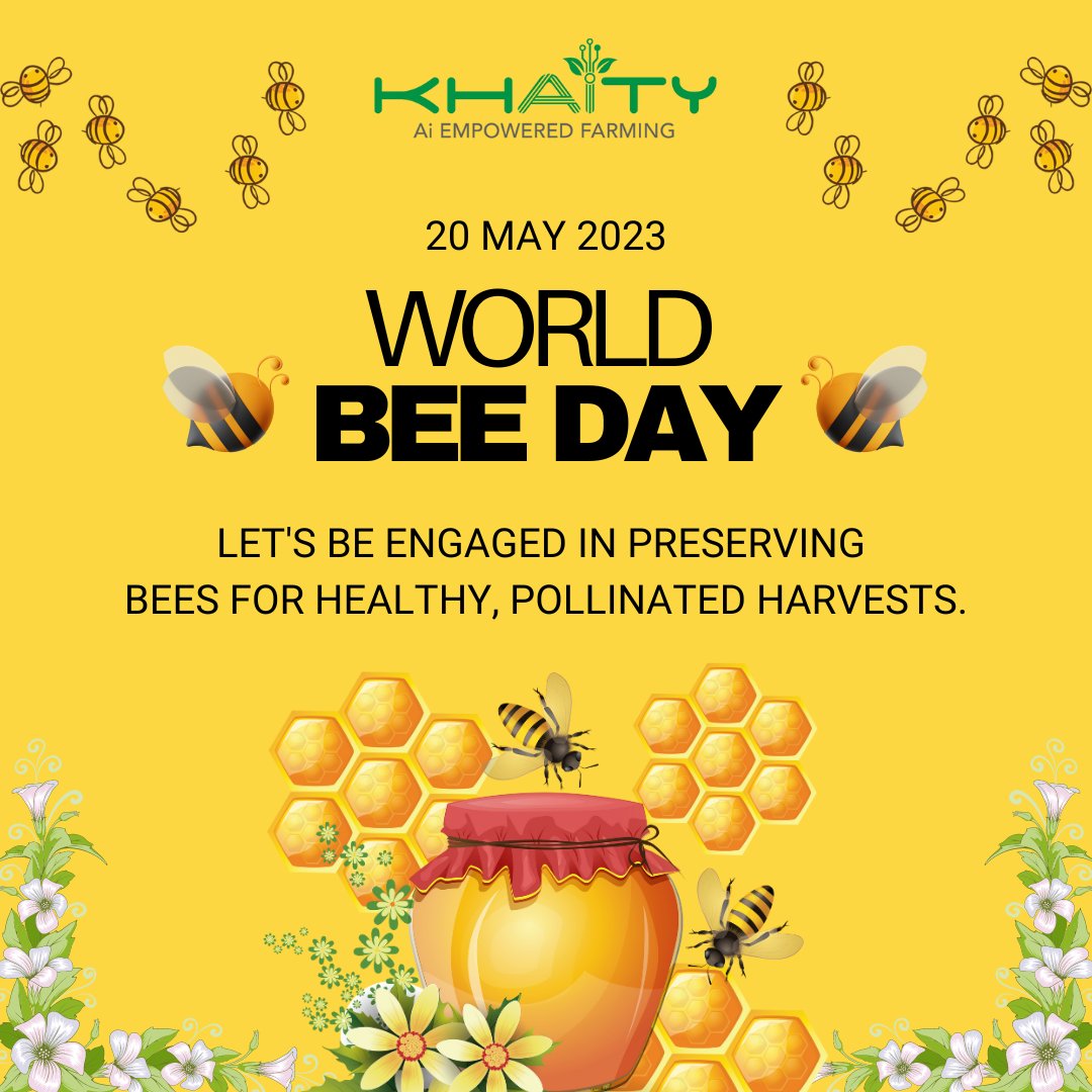 Celebrating World Bee Day to honor the incredible pollinators that play a crucial role in agriculture, ensuring the growth of healthy fruits and vegetables. 
#foodheroes #BeeEngaged #WorldBank #Pakistan #UNESCO #DYK #Geneva #UNDPCLIMATE #WorldBeeDay #Khaity #UnitedNations