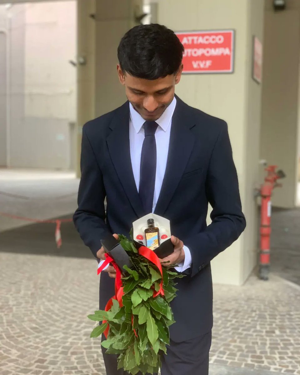 I am successfully defend my Master Thesis &amp; graduated from <a href="/UninaIT/">Unina Federico II</a> <a href="/LmdsU/">LMDS UNINA</a>

And I am thankful to my Academic Supervisor <a href="/longodata/">giulongo</a>, also for my internship &amp; thesis supervisor in @KinetonTech company for my development of my Master thesis projects

#unina #federico #DataScience