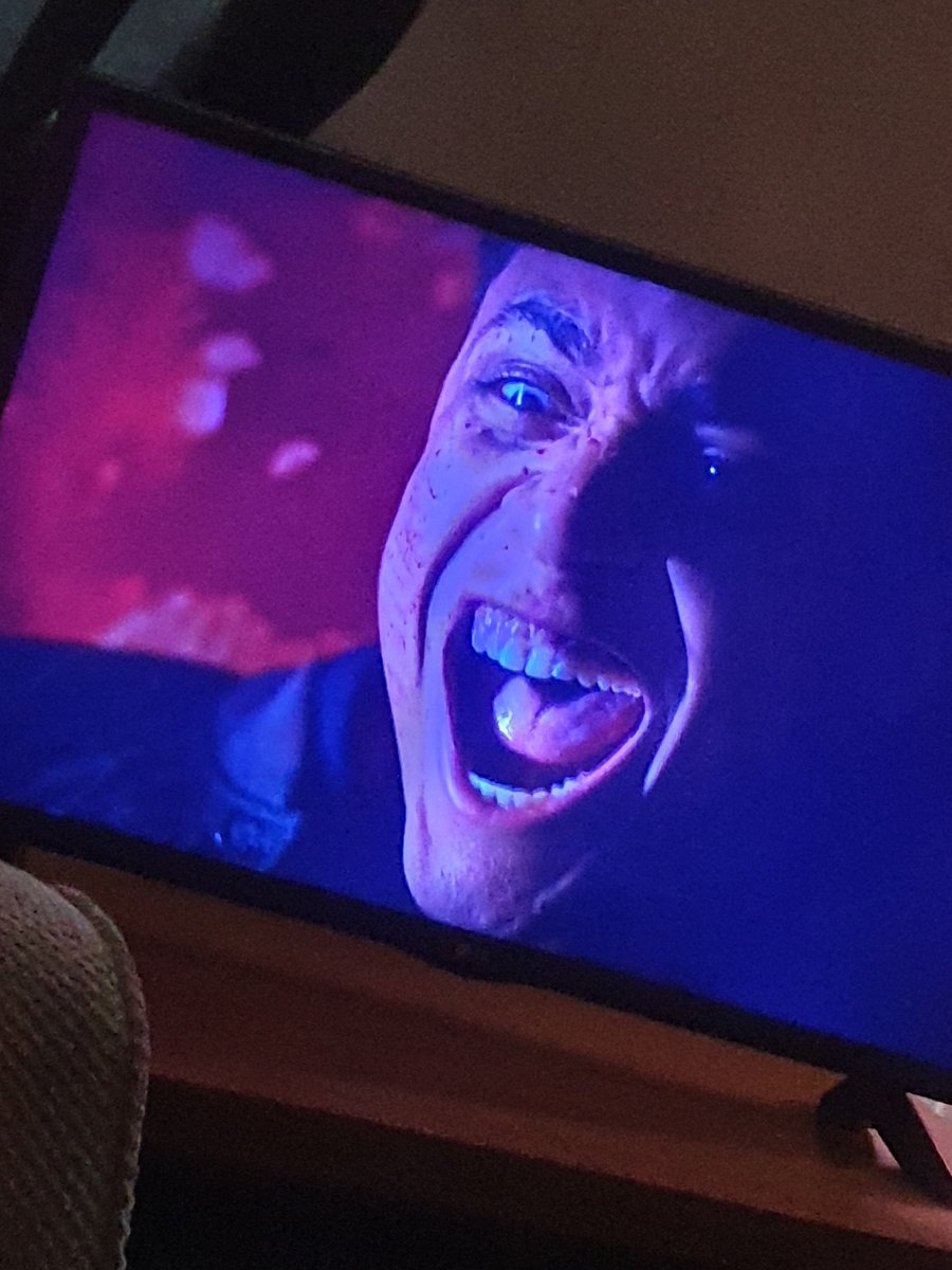 MattDScreams's tweet photo. Rewatching #SlasherFleshAndBlood as I'm having Ripper withdrawal. Still one of the best deaths. Slasher is one of those shows where blinds go down, lights off and TV turned to face you at the best angle you can get. LOVED the story-focused Ripper but I'd love S6 extra gory. https://t.co/VccKmubB9V