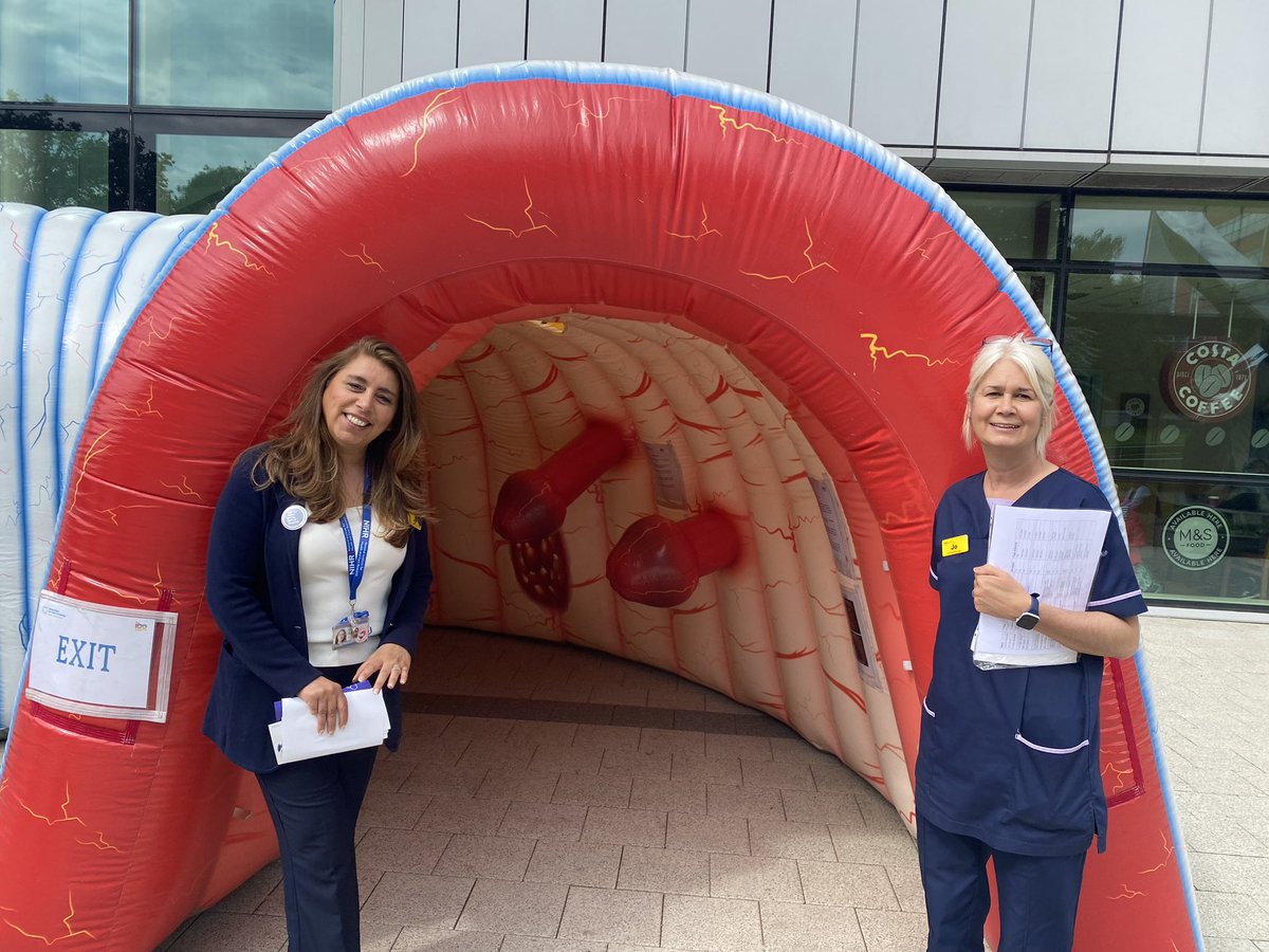 #InternationalClinicalTrialsDay #researchshowcaseuhb
#Diversityinresearch
Inflatable lungs and colon showcasing our cancer research trial opportunities