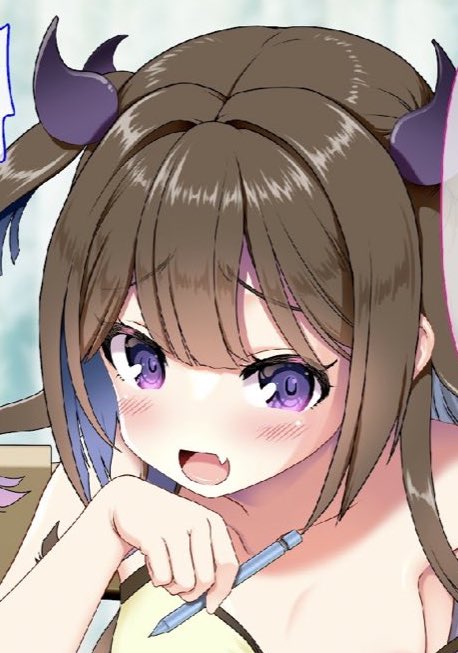 「今描いてるCG集のヒロインちゃん センシティブになっちゃうのでお顔だけ…」|URAN✦コミティアあ16aコミ1J01bのイラスト