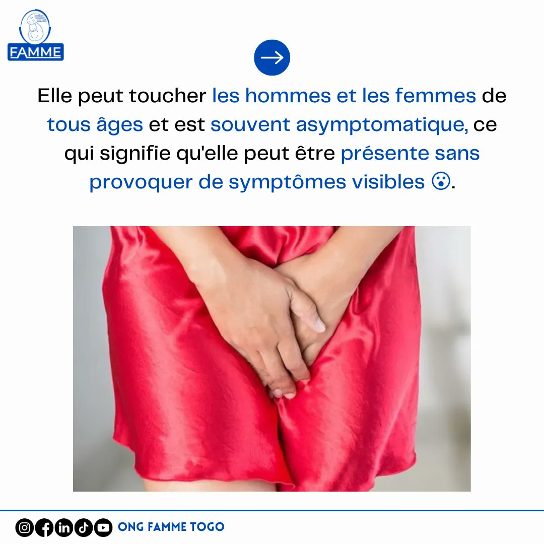 leTogoRT's tweet photo. RT @ONGFAMME: 🌟 Focus sur la Chlamydia : informez-vous et protégez-vous 🌟
La Chlamydia est une infection sexuellement transmissible (IST) très répandue
#FAMME #Chlamydia #IST #Prévention #Dépistage #SantéSexuelle #Reproductive #Togo #Protection https://t.co/i6VYCCbTLp