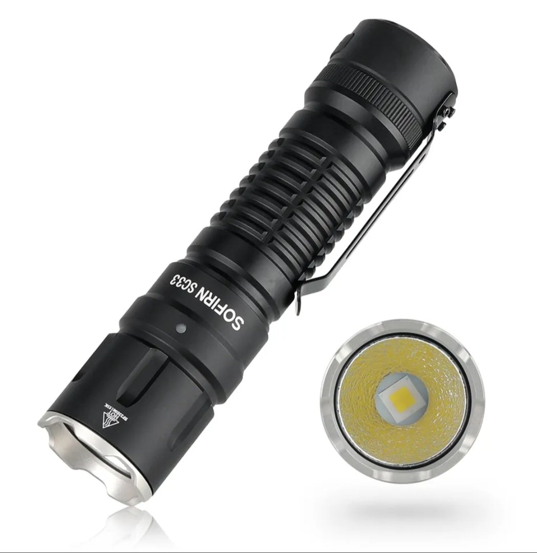 sG3HiXuHf52egNi's tweet image. #sofirn sc33 
cree xhp 70.3   
5200lm  max 327m
sofirnからなかなかカッコよいのが出てますね
価格は5000円~6000円台
検討中