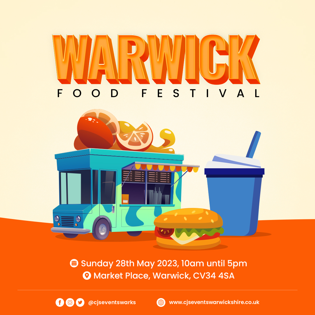 🥩  WARWICK FOOD FESTIVAL 🥐 

For all the info visit bit.ly/3iOwaR0