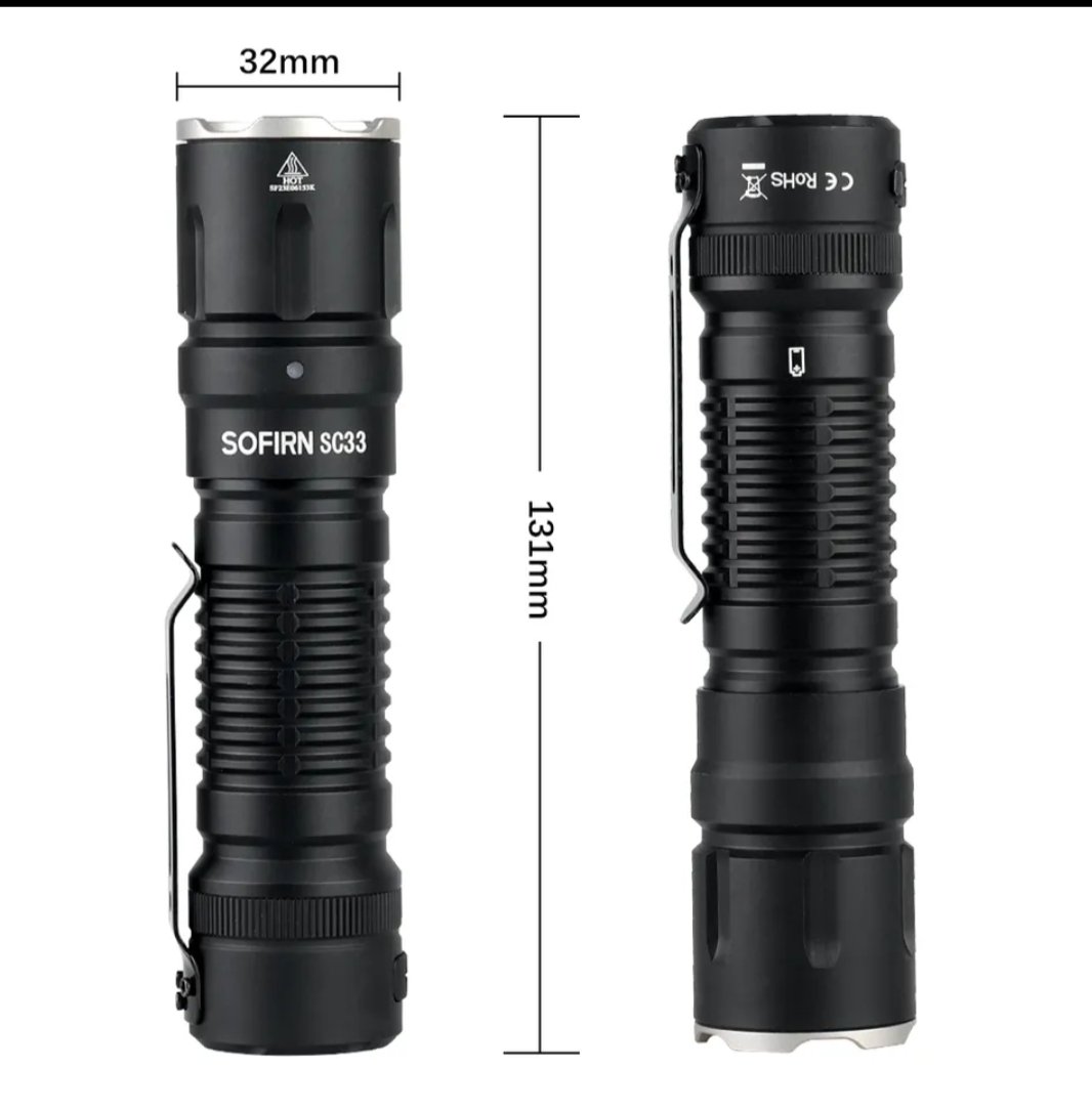 sG3HiXuHf52egNi's tweet image. #sofirn sc33 
cree xhp 70.3   
5200lm  max 327m
sofirnからなかなかカッコよいのが出てますね
価格は5000円~6000円台
検討中