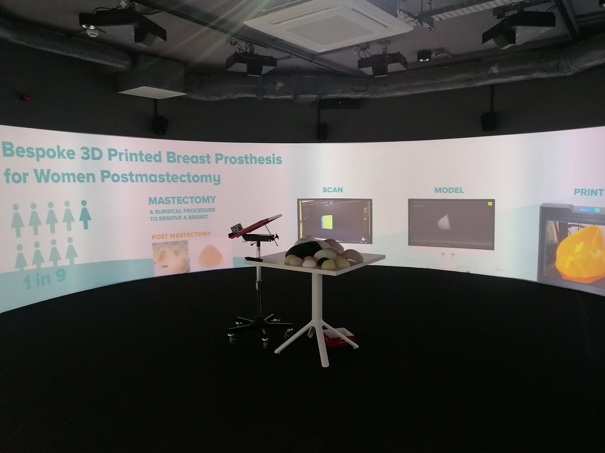 HealthSciAcadLK's tweet photo. @RIU_UL world-leaders in smart manufacturing. Leading the way with pilot in 3D printed breast prostheses for post mastectomy patients  @ULHospitals @ProgrammeSpark inspirational &amp; motivational! https://t.co/pKTO9tS9qa